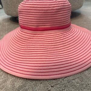 San Diego Hat Company Pink Wide-Brimmed Hat